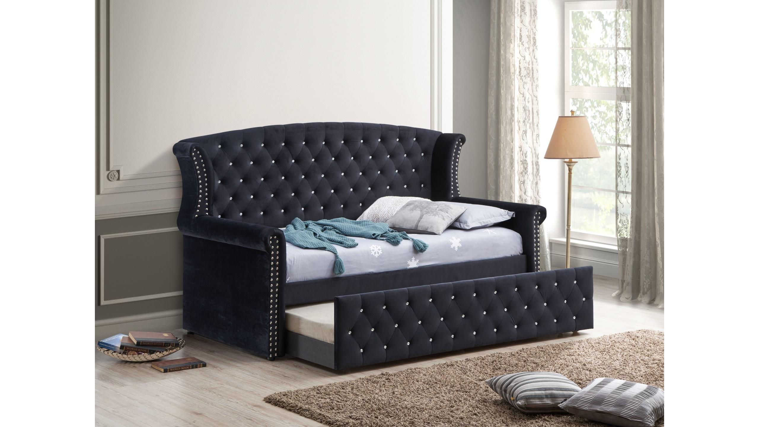 

                    
Crown Mark Lucinda Daybed Black  Purchase 
