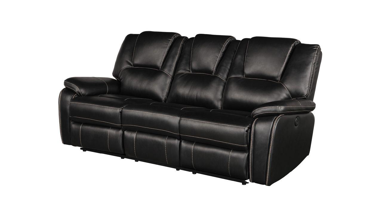 

    
Black Eco Leather Dual Power Recliner Sofa Hongkong Galaxy Home Modern
