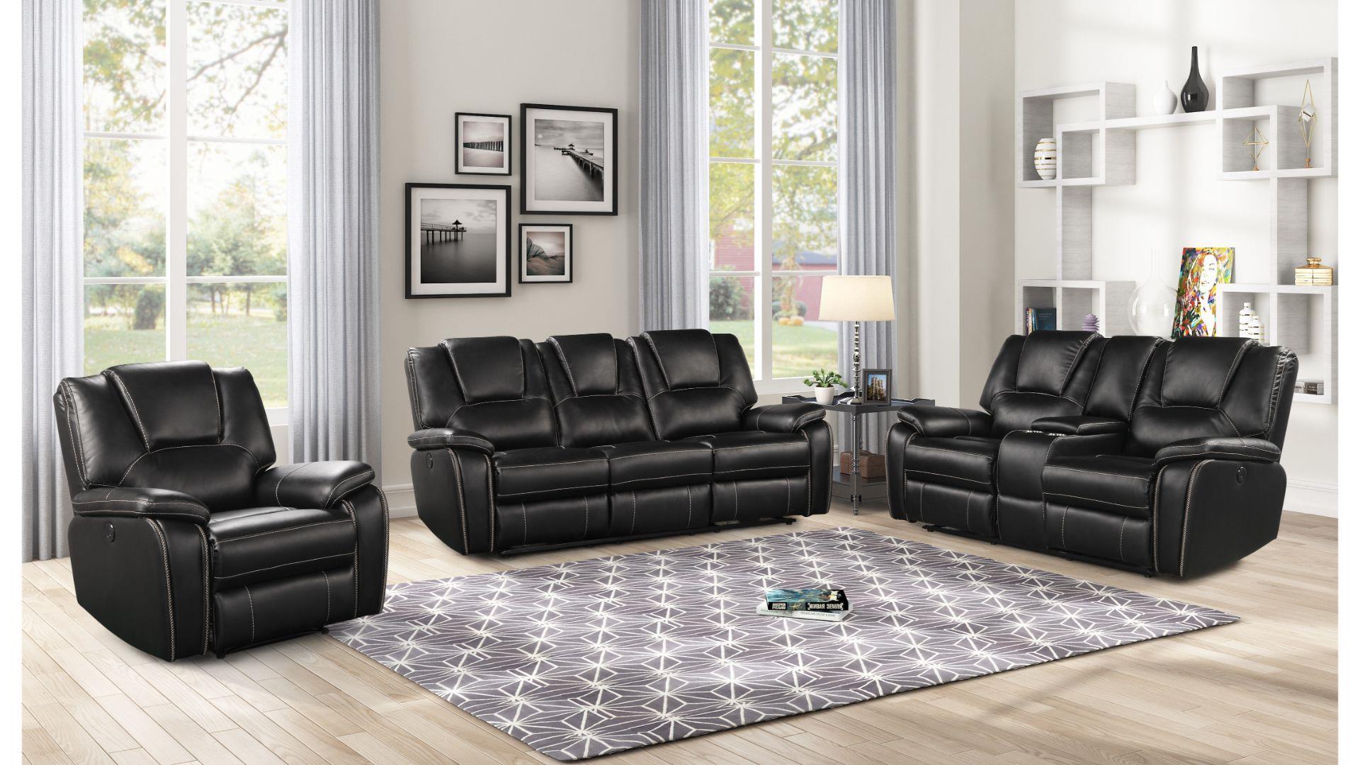 

                    
Galaxy Home Furniture HONG KONG Recline Chair Set Black Eco Leather Purchase 
