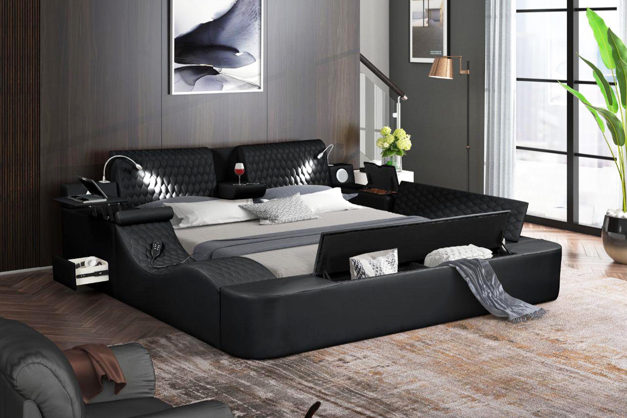 

    
Galaxy Home Furniture ZOYA Storage Bed Black ZOYA-BK-EK
