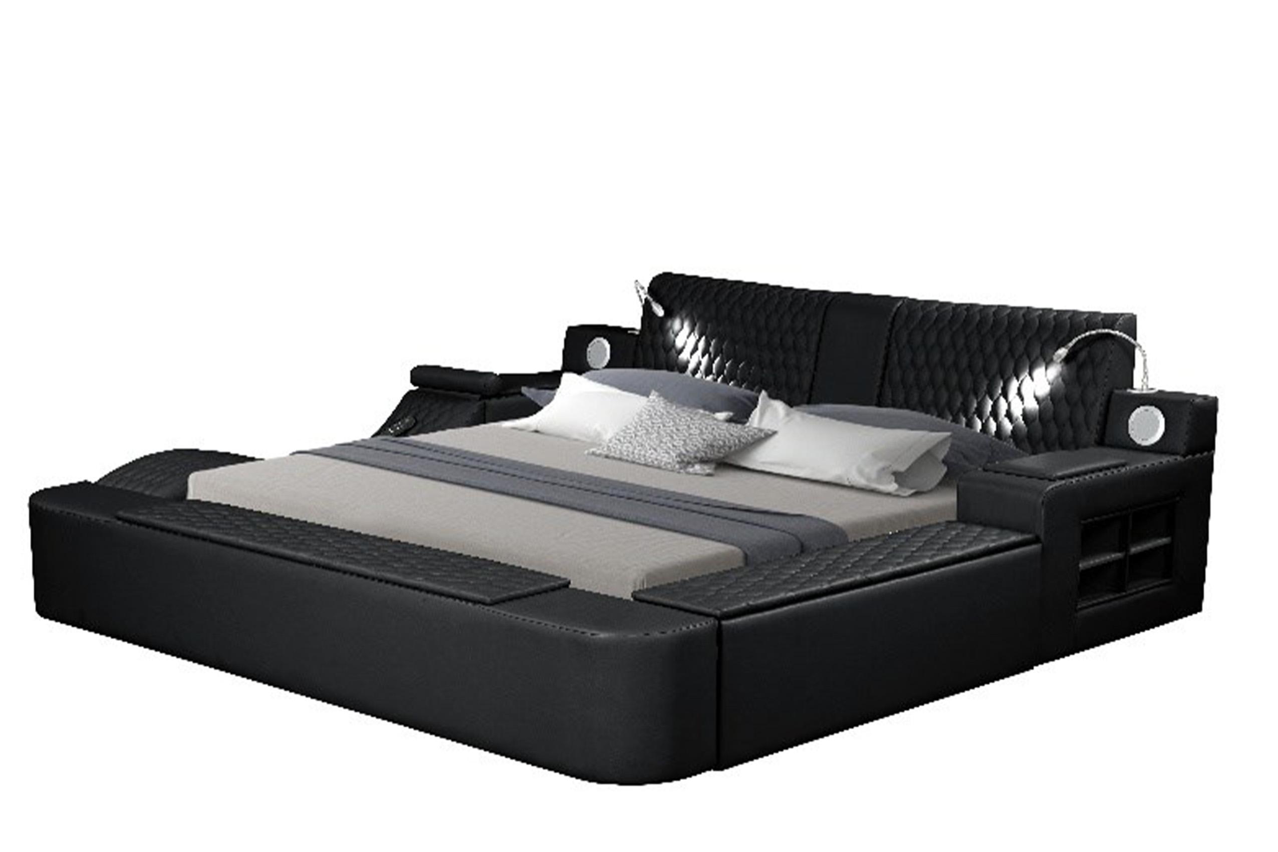 

        
Galaxy Home Furniture ZOYA Storage Bed Black Eco-Leather 698781236338
