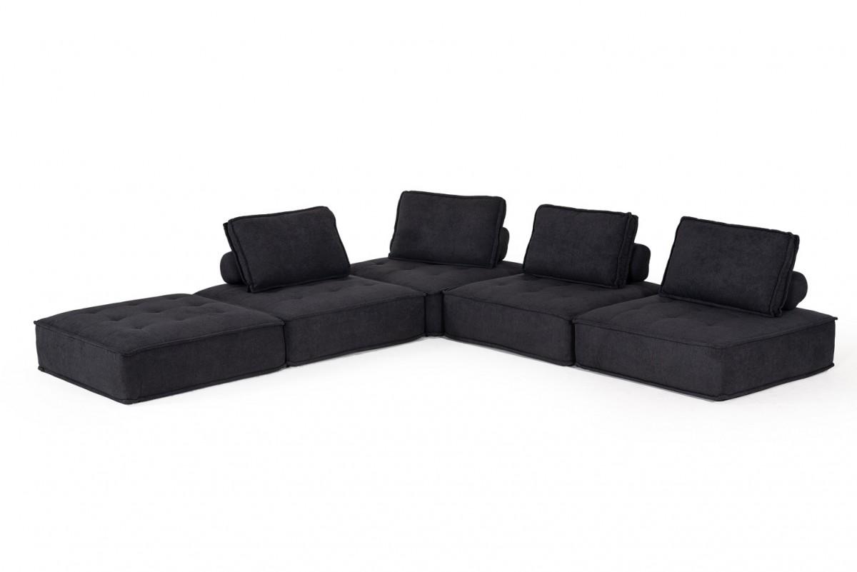 

    
Black Fabric Modular Sectional Sofa VIG Divani Casa Nolden Modern Contemporary
