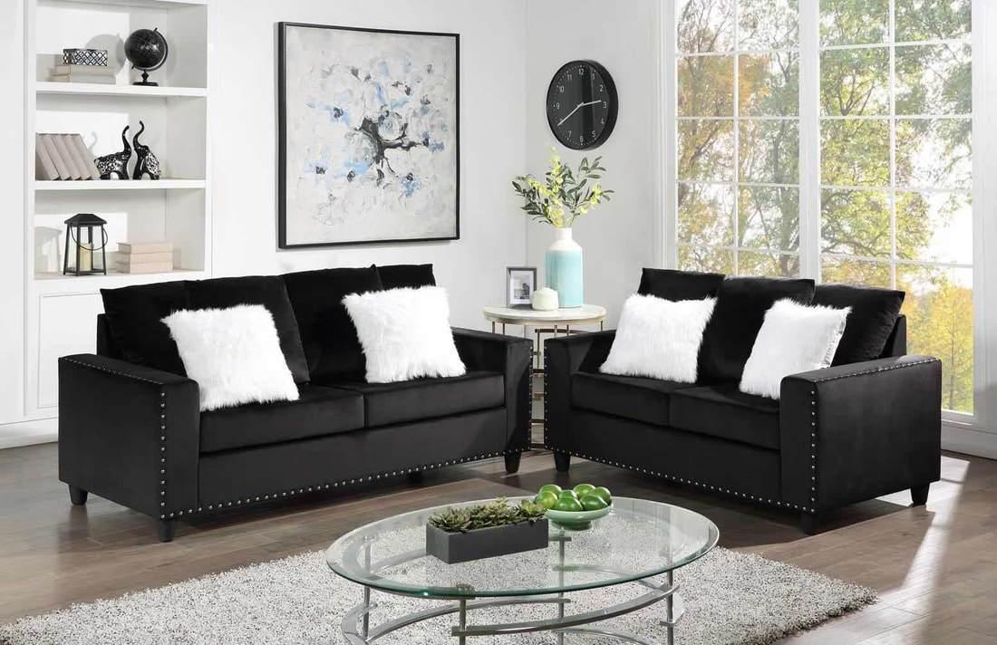 

    
Galaxy Home Furniture MORRIS Sofa Black GHF-808857659668
