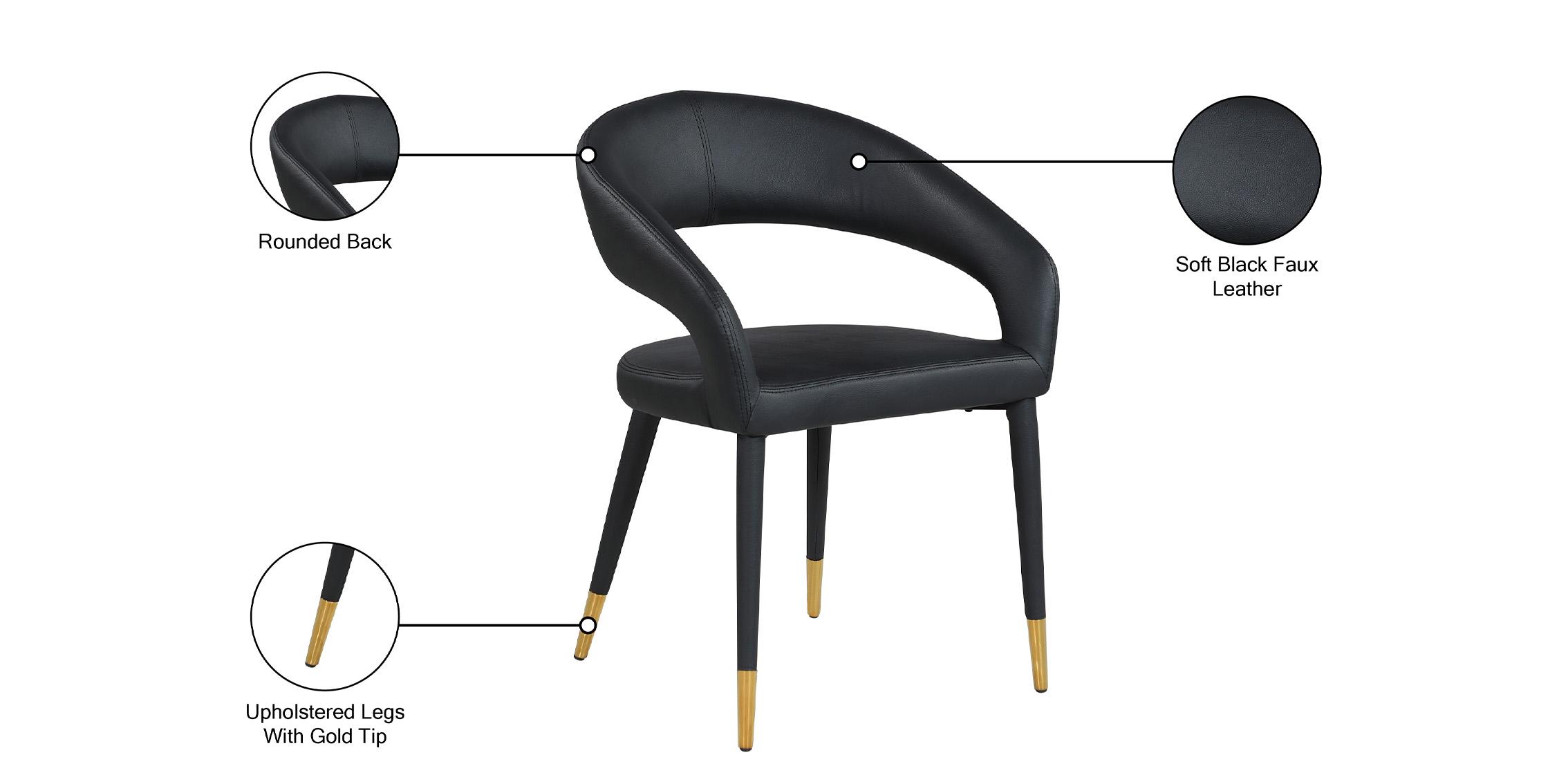 

    
538Black-C-Set-2 Meridian Furniture Dining Chair Set
