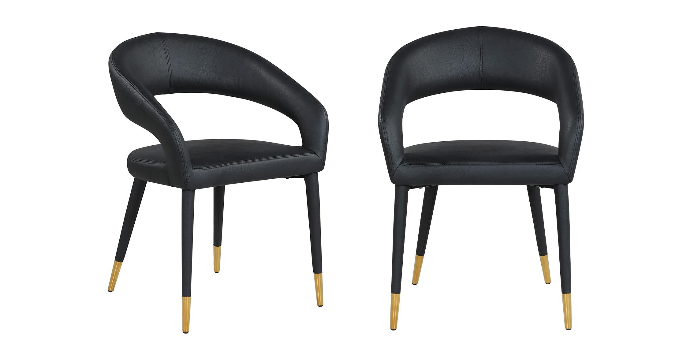 

    
Meridian Furniture DESTINY 538Black-C Dining Chair Set Gold/Black 538Black-C-Set-2
