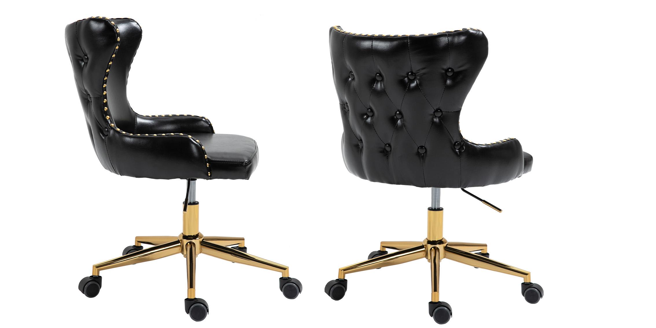 

    
Meridian Furniture HENDRIX 167Black Office Chair Gold/Black 167Black
