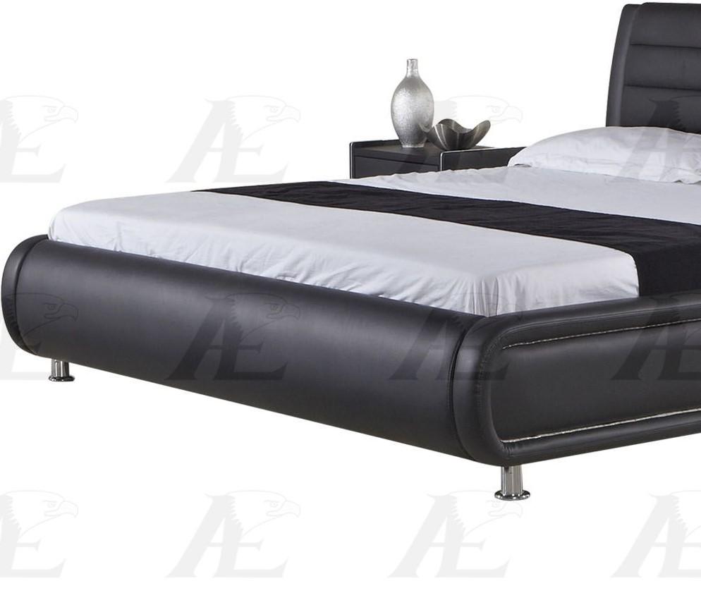 

                    
American Eagle Furniture B-D019-BK Platform Bed Black Faux Leather Purchase 
