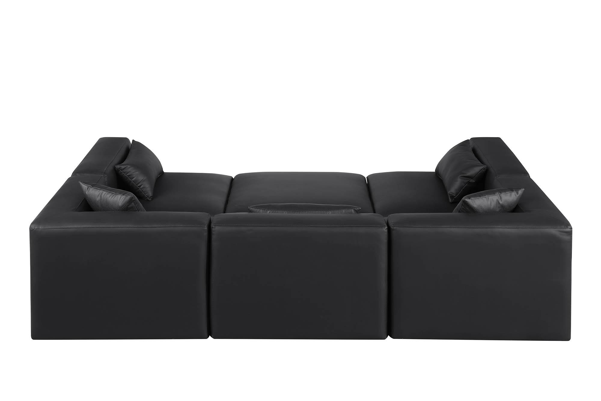

    
668Black-Sec6C Meridian Furniture Modular Sectional Sofa
