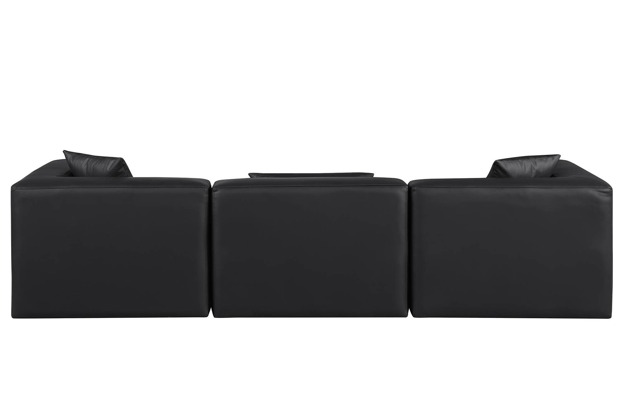 

    
668Black-S108B Meridian Furniture Modular Sofa
