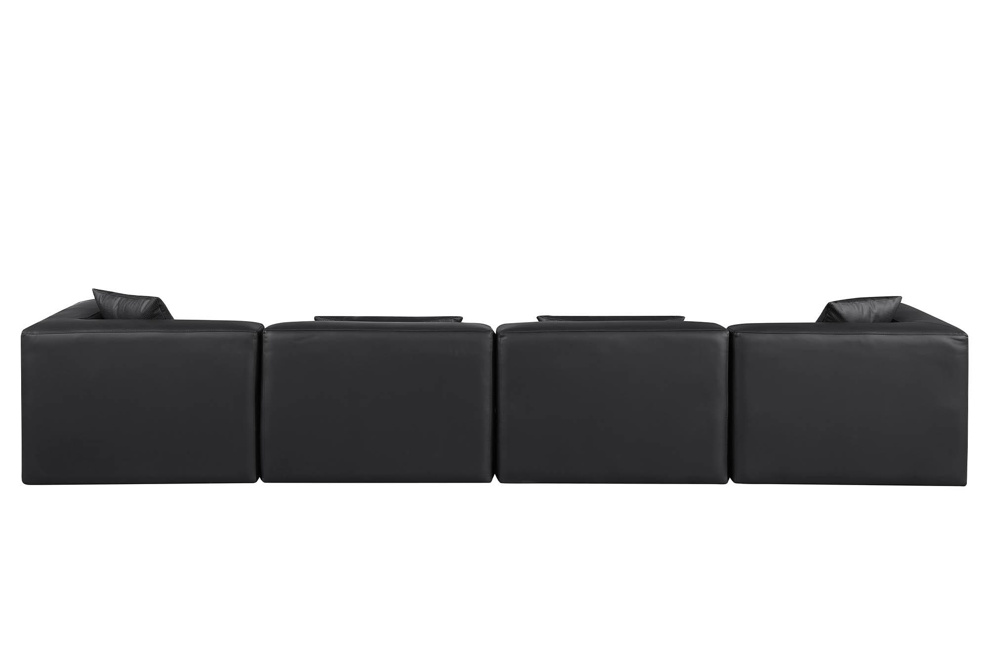

    
668Black-S144B Meridian Furniture Modular Sofa
