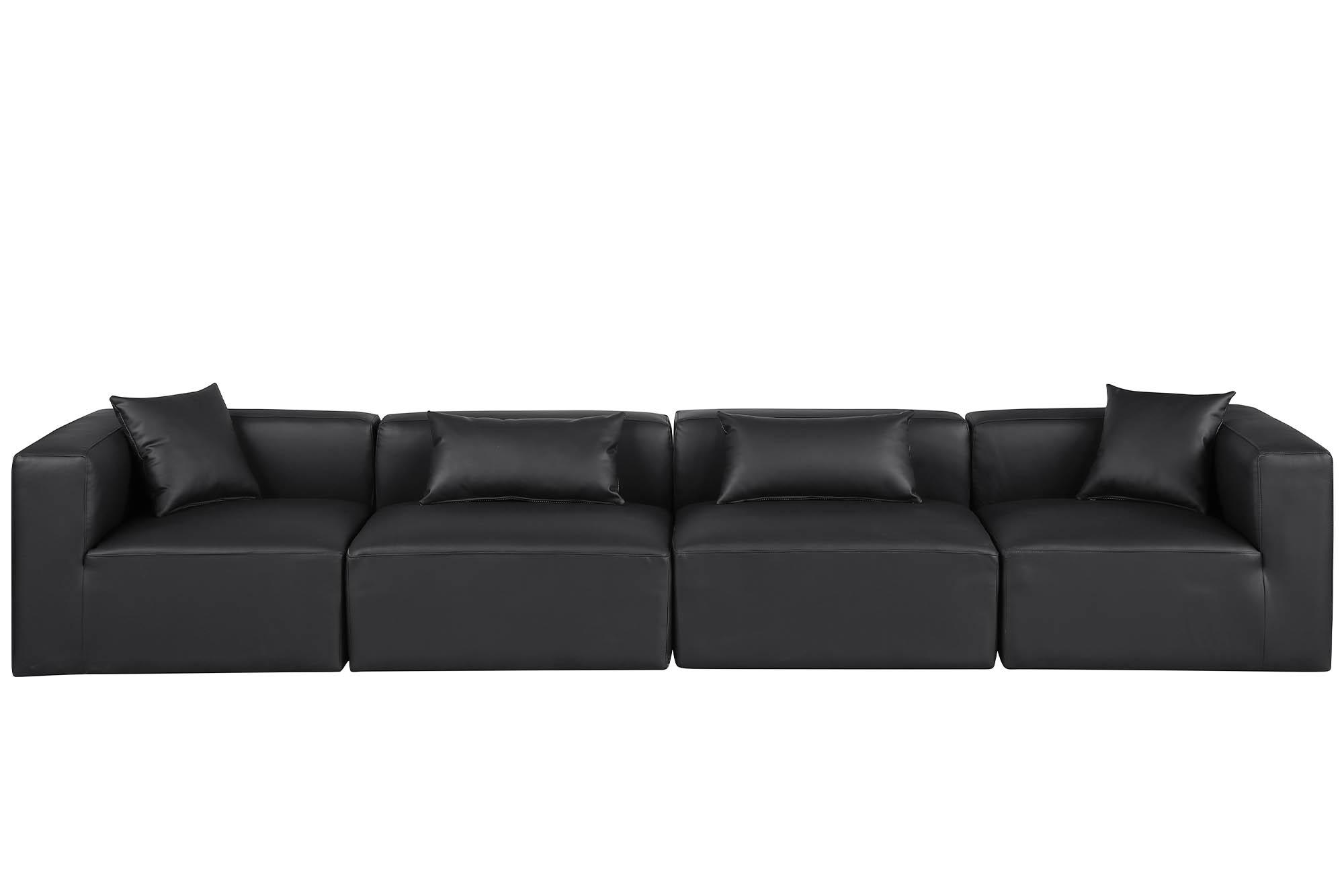 

        
Meridian Furniture CUBE 668Black-S144B Modular Sofa Black Faux Leather 094308317236
