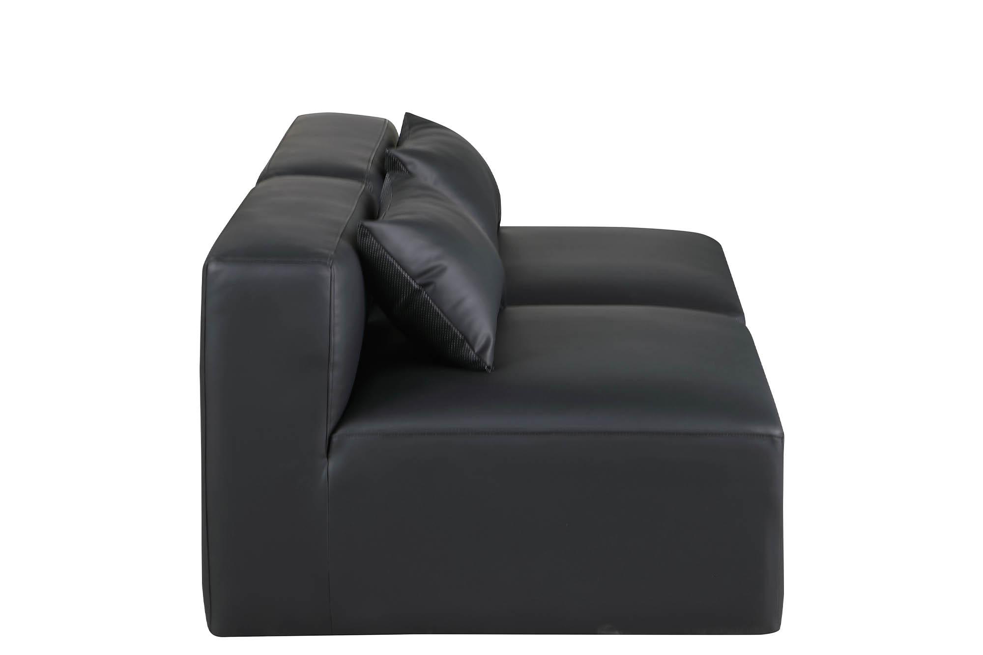 

        
Meridian Furniture CUBE 668Black-S72A Modular Sofa Black Faux Leather 094308317182
