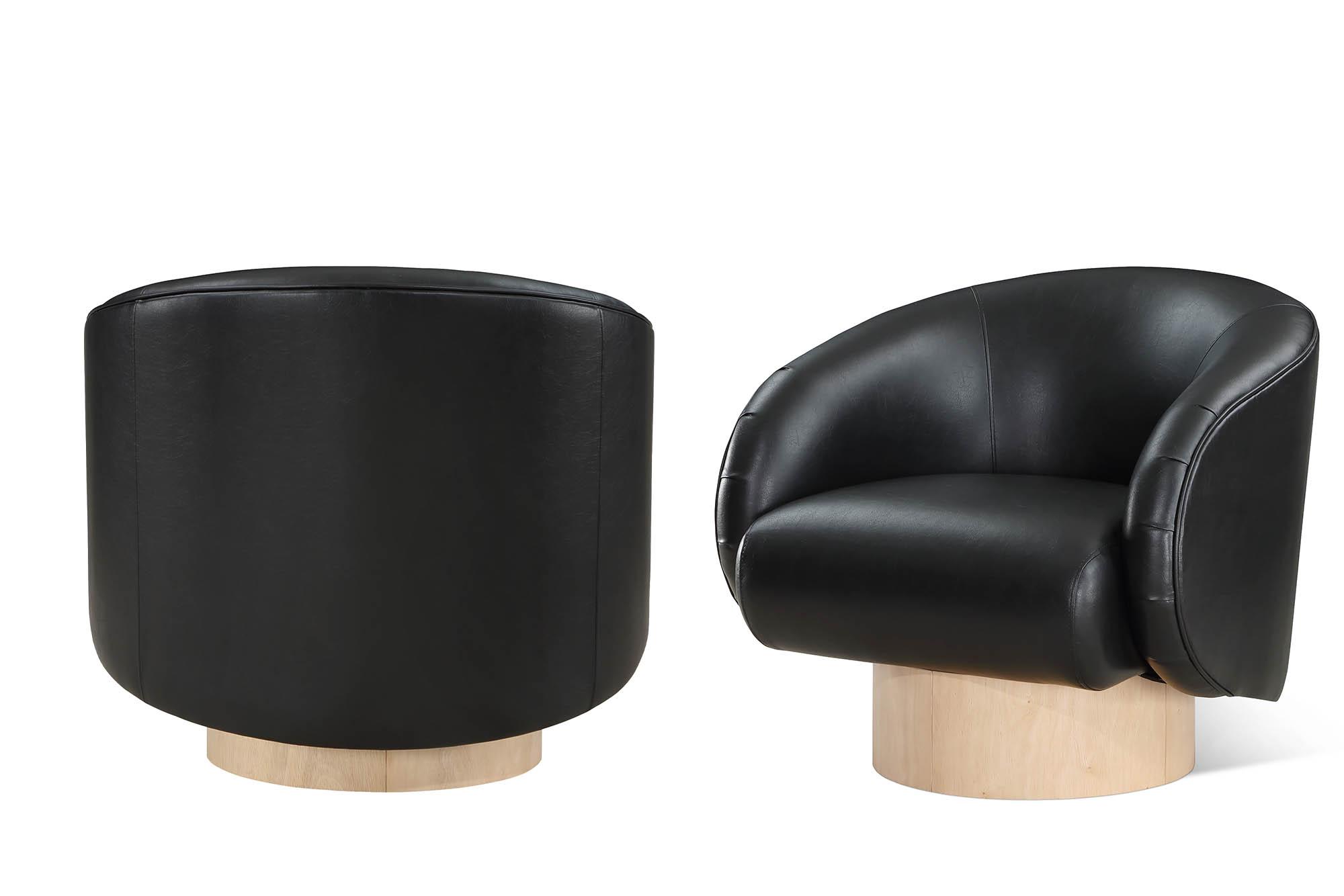 

    
Meridian Furniture GIBSON 484Black-Set Swivel Chair Set Black 484Black-Set-2
