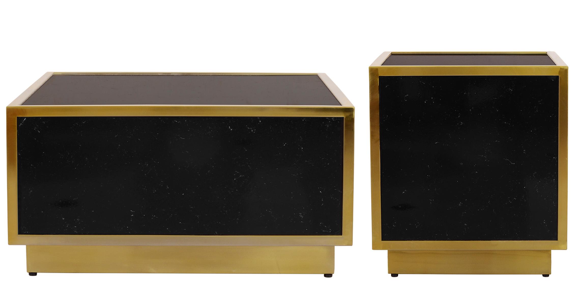 

        
Meridian Furniture GLITZ 243-CT Coffee Table Set Gold/Black  094308250236
