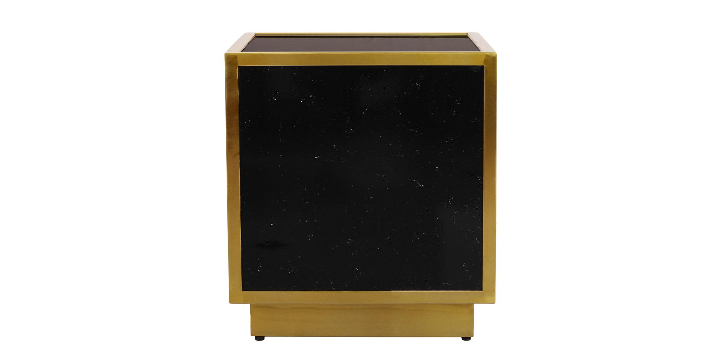 

    
 Shop  Black Faux Marble & Gold Coffee Table Set 2Pcs GLITZ 243-CT Meridian Modern
