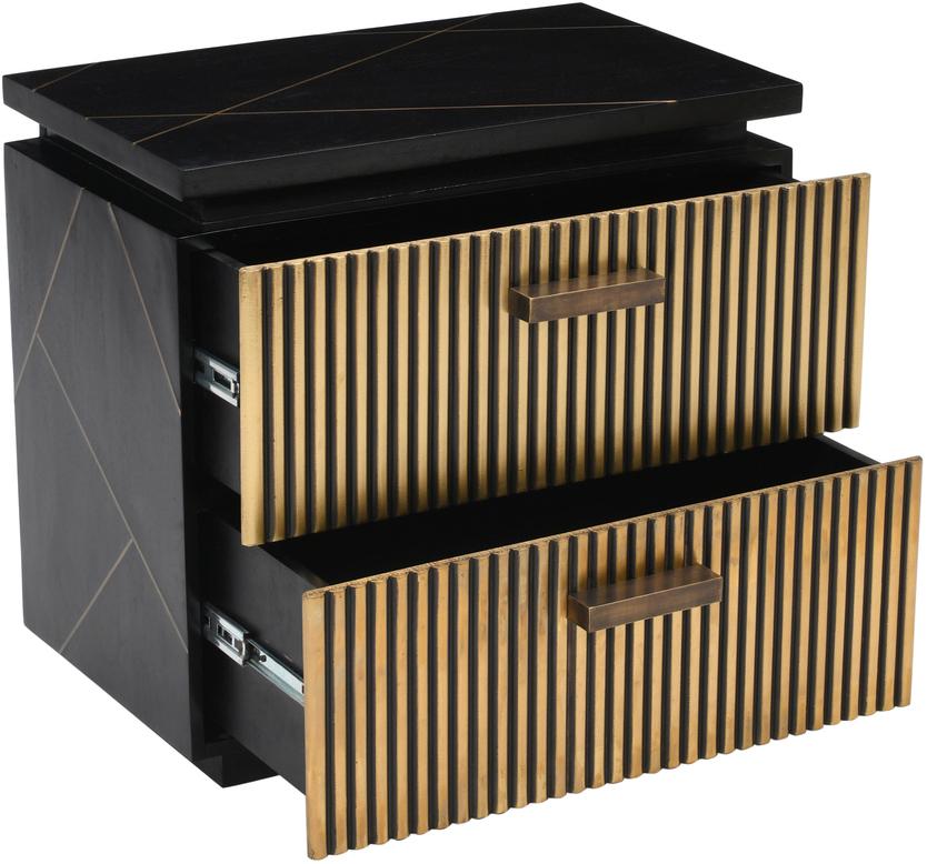 

    
Galaxy Home Furniture Allure Nightstand Set Gold/Black Allure-N-2PC
