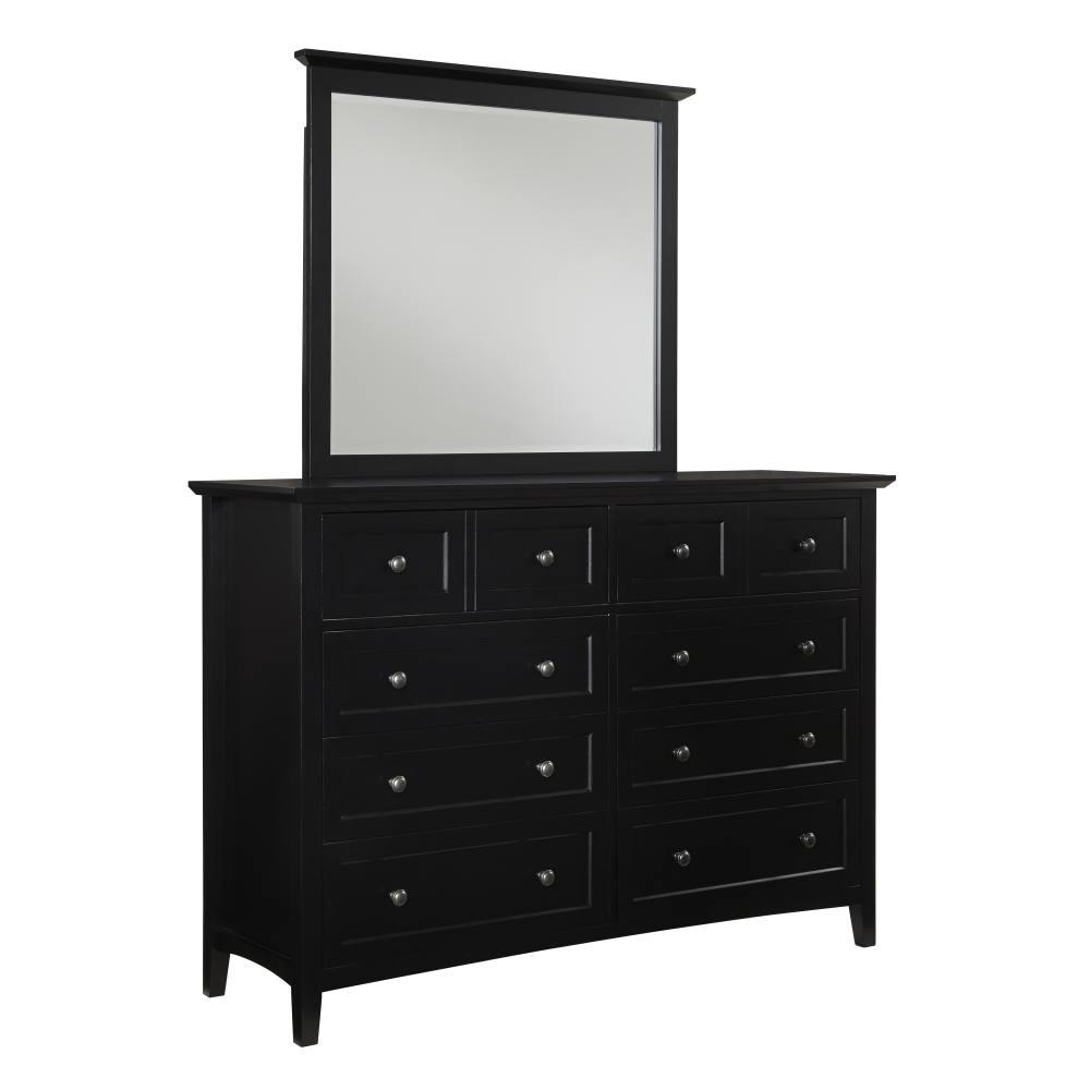

    
 Photo  Black Finish Shaker Style King Panel Bedroom Set 5Pcs w/Chest PARAGON by Modus Furniture
