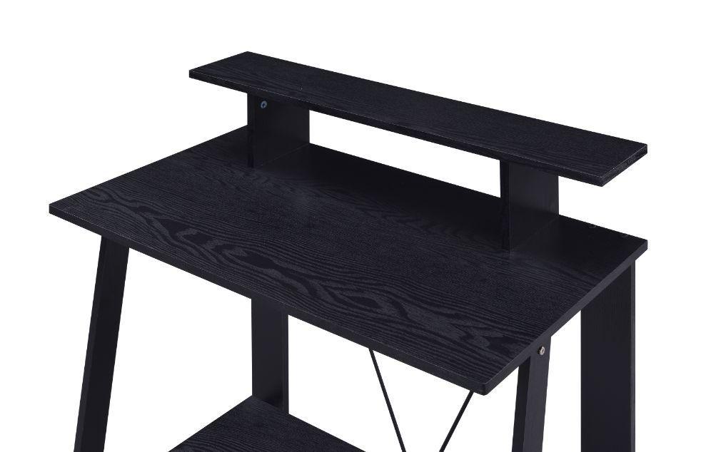 

    
Black Finish Writing Desk by Acme Furniture 92734 Nypho
