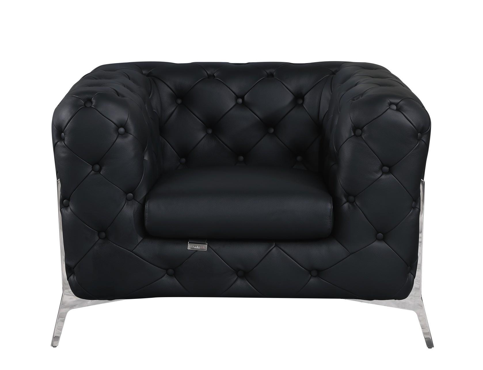 

    
970-BLACK-3-PC Global United Sofa Loveseat and Chair Set
