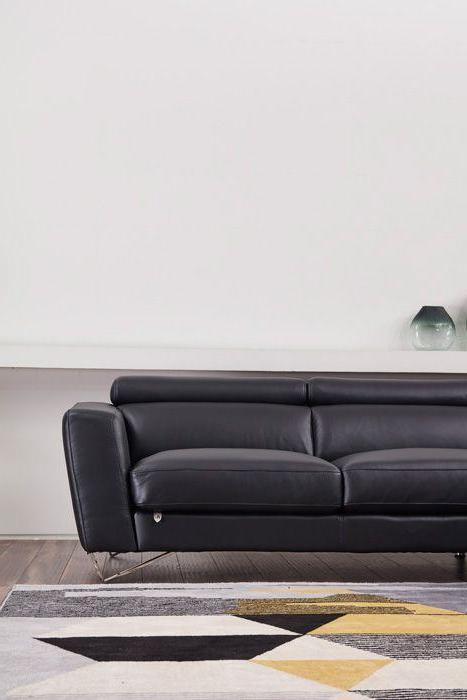 

                    
American Eagle Furniture EK-L8010 Sectional Sofa Black Leather Purchase 
