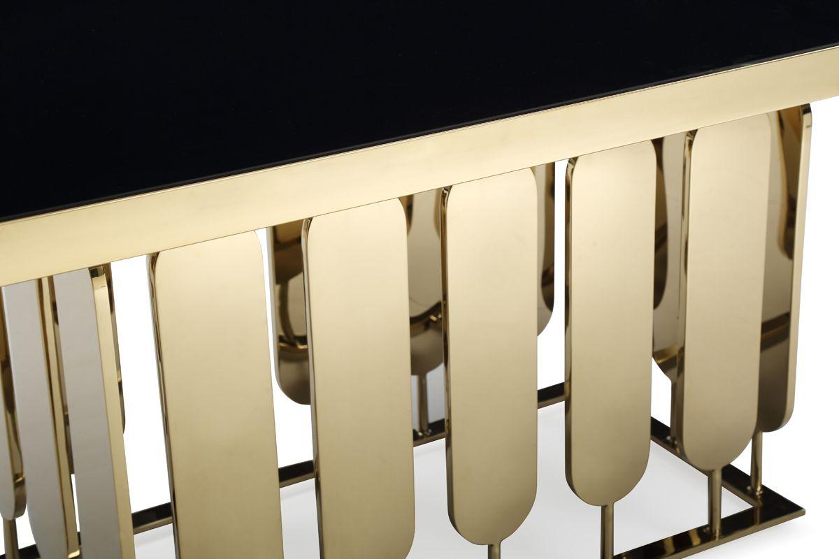 

                    
VIG Furniture Griffith Dining Table Gold/Black  Purchase 
