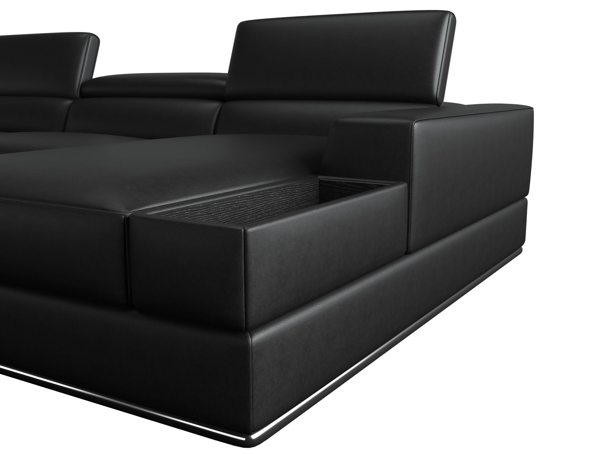 

    
VGCA5106-BL-BLK-SECT 78547 VIG Furniture Sectional Sofa
