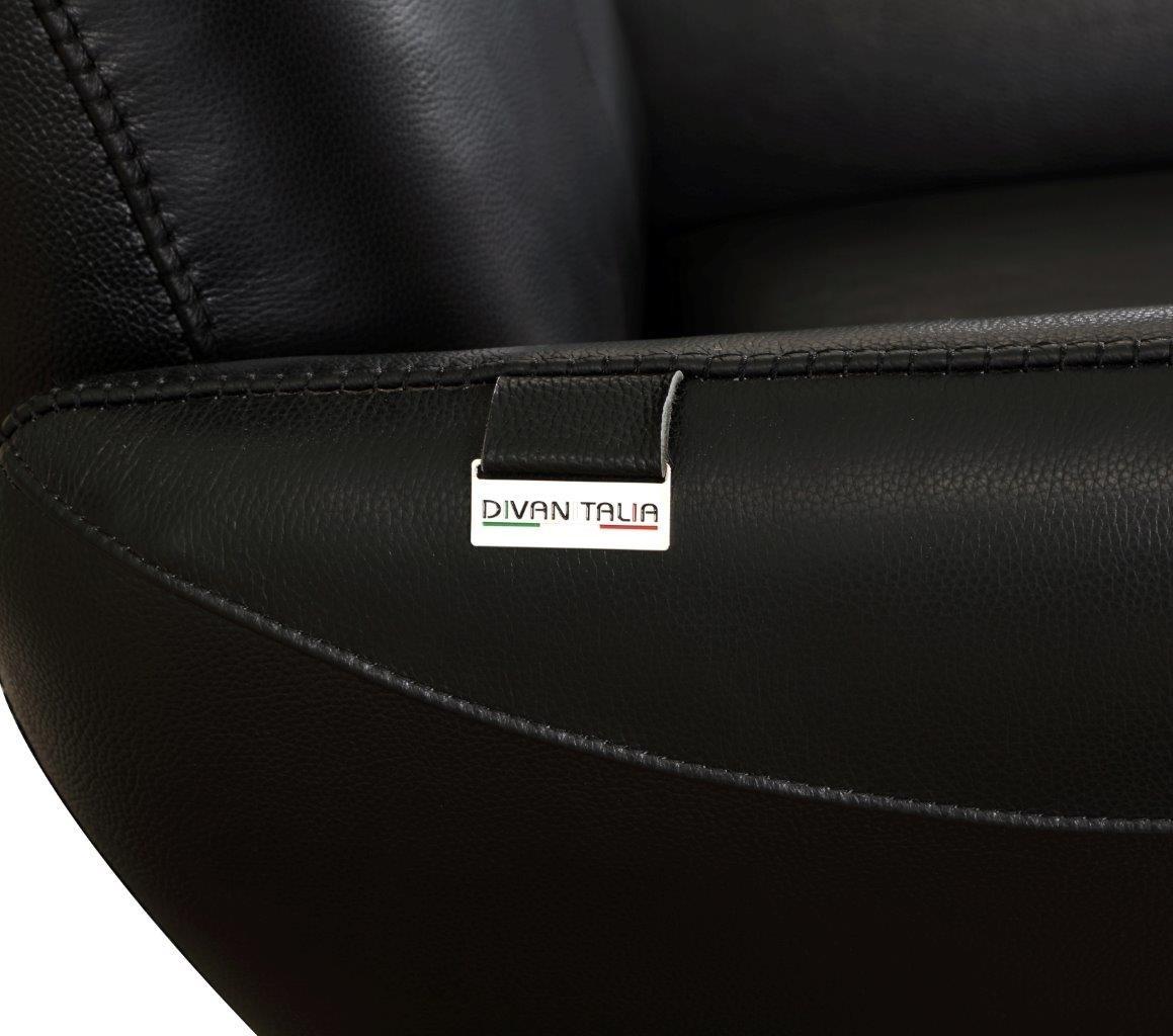 

    
 Shop  BLACK Italian Top Grain Leather Swivel Lounge Chair C74-BLACK-CH Global United
