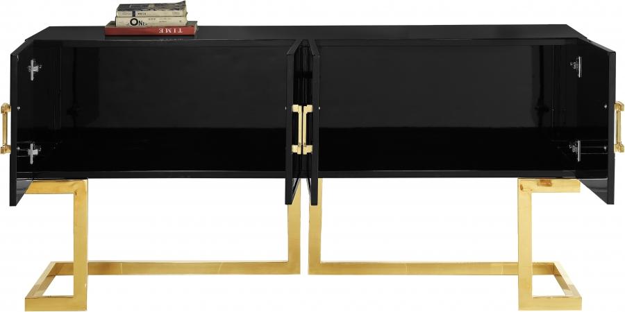 

    
Meridian Furniture Beth 305 Buffet Chrome/Gold/Black 305
