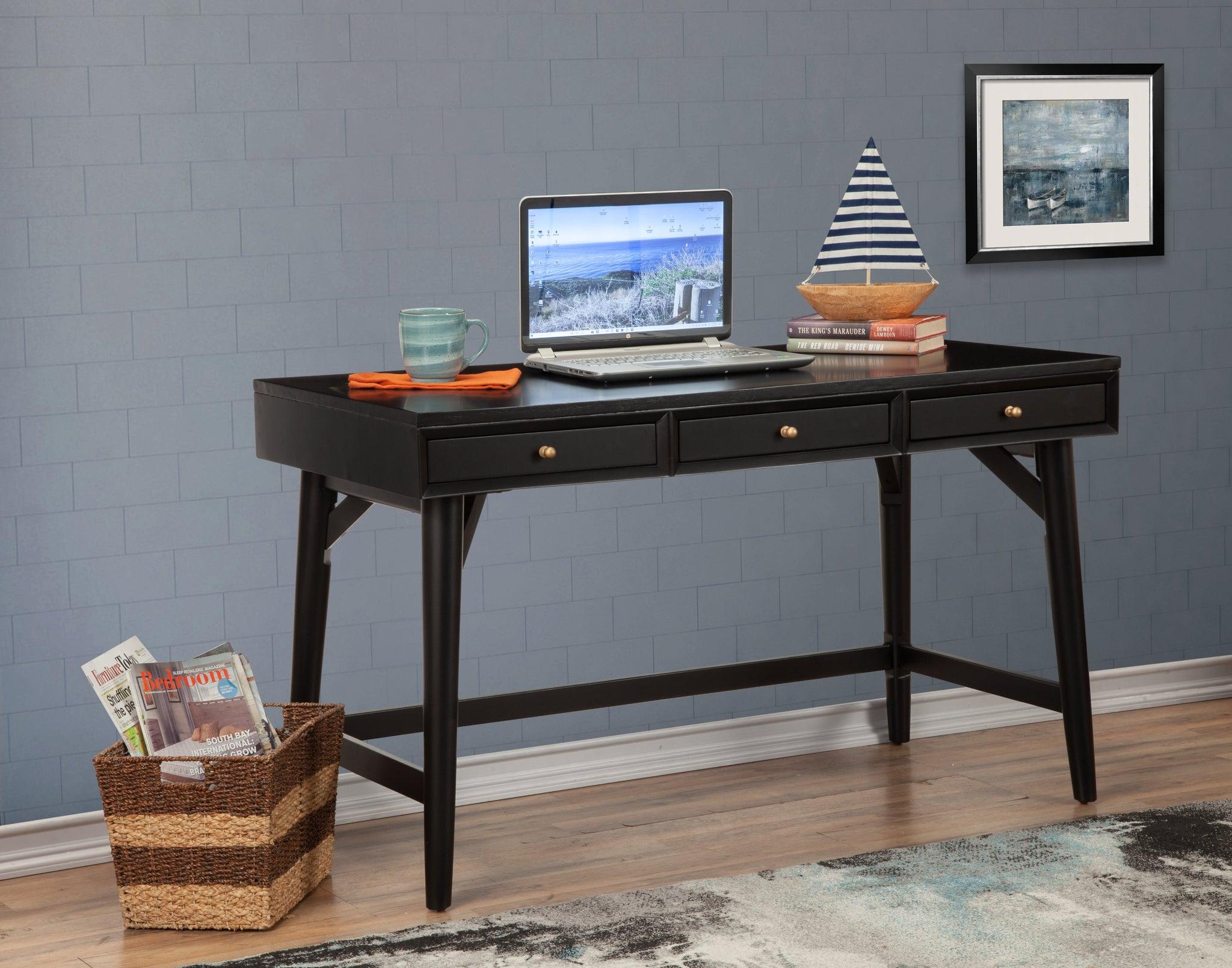 

    
Black Large Desk Flynn ALPINE Mid Century Modern Contemporary
