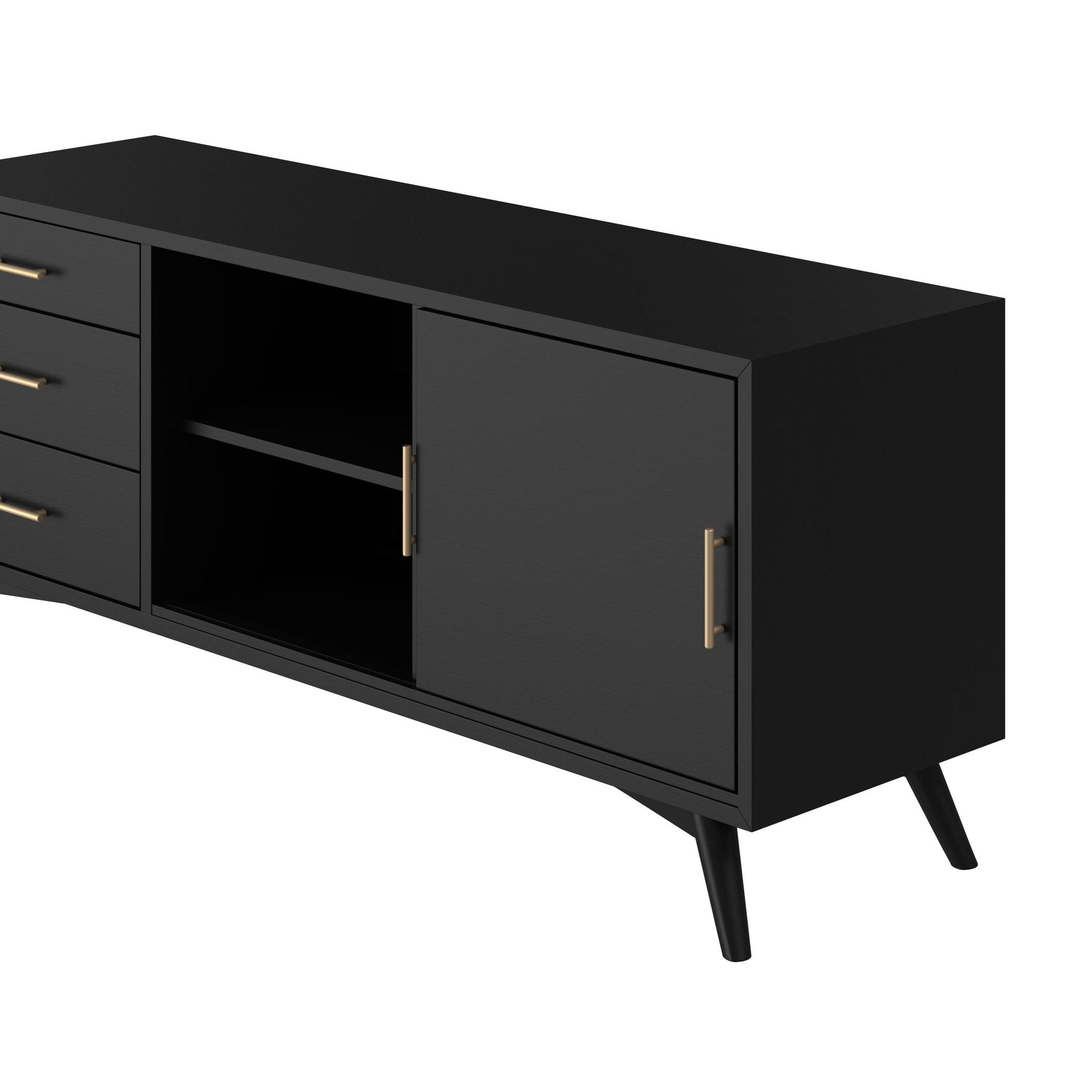 

        
Alpine Furniture Flynn Retro Tv Console Black  840108501548
