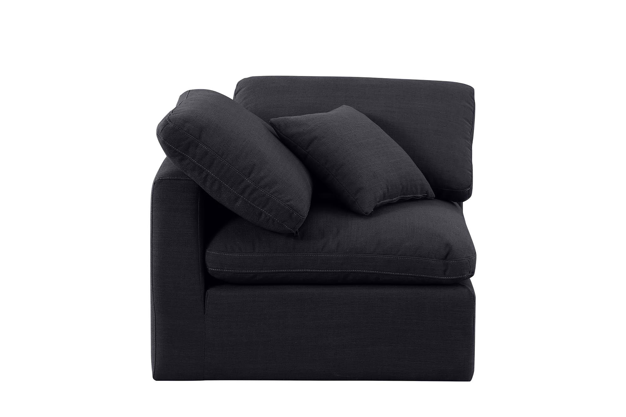 

        
Meridian Furniture INDULGE 141Black-Corner Corner chair Black Linen 094308313276
