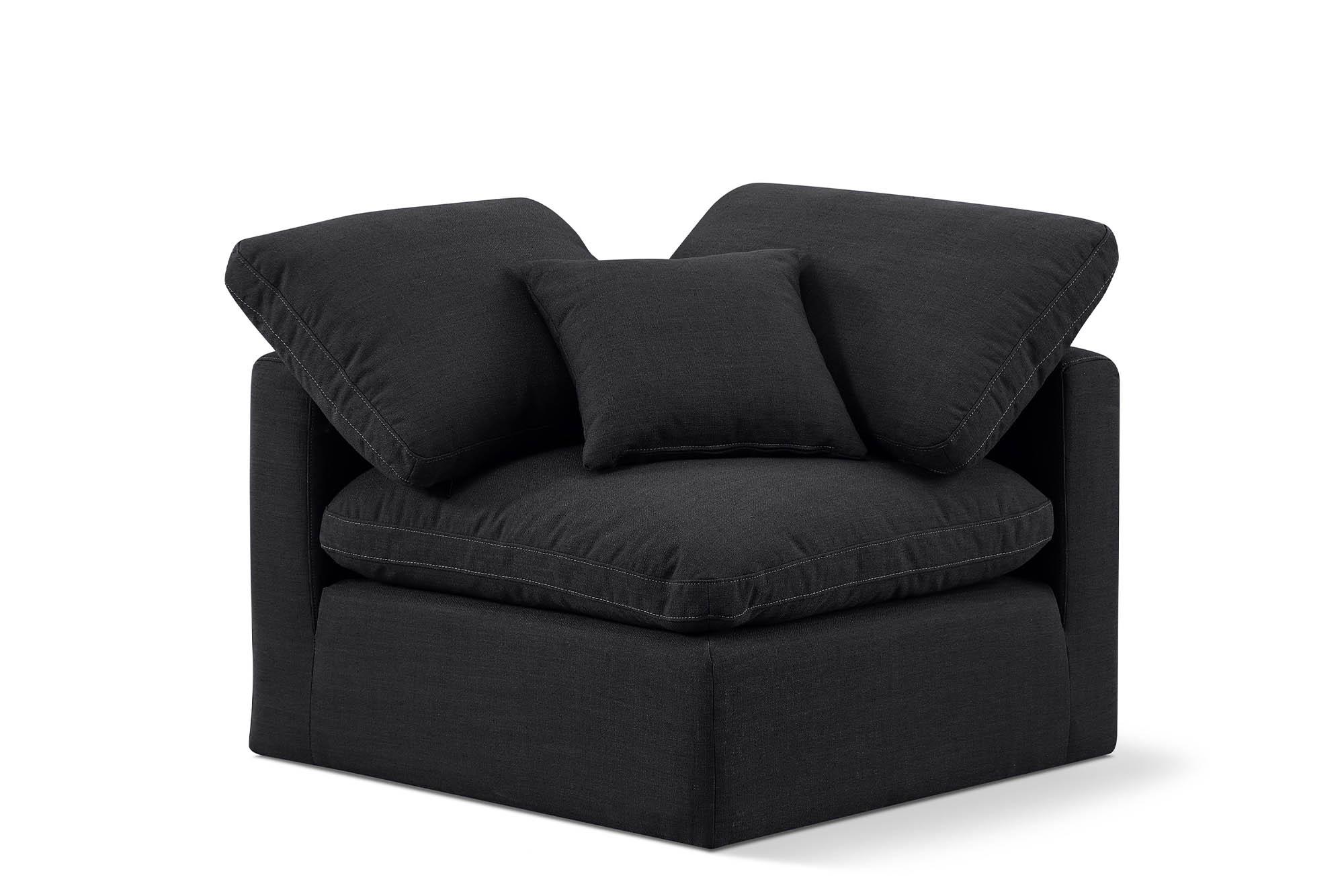 

    
Black Linen Fabric Corner Chair INDULGE 141Black-Corner Meridian Contemporary
