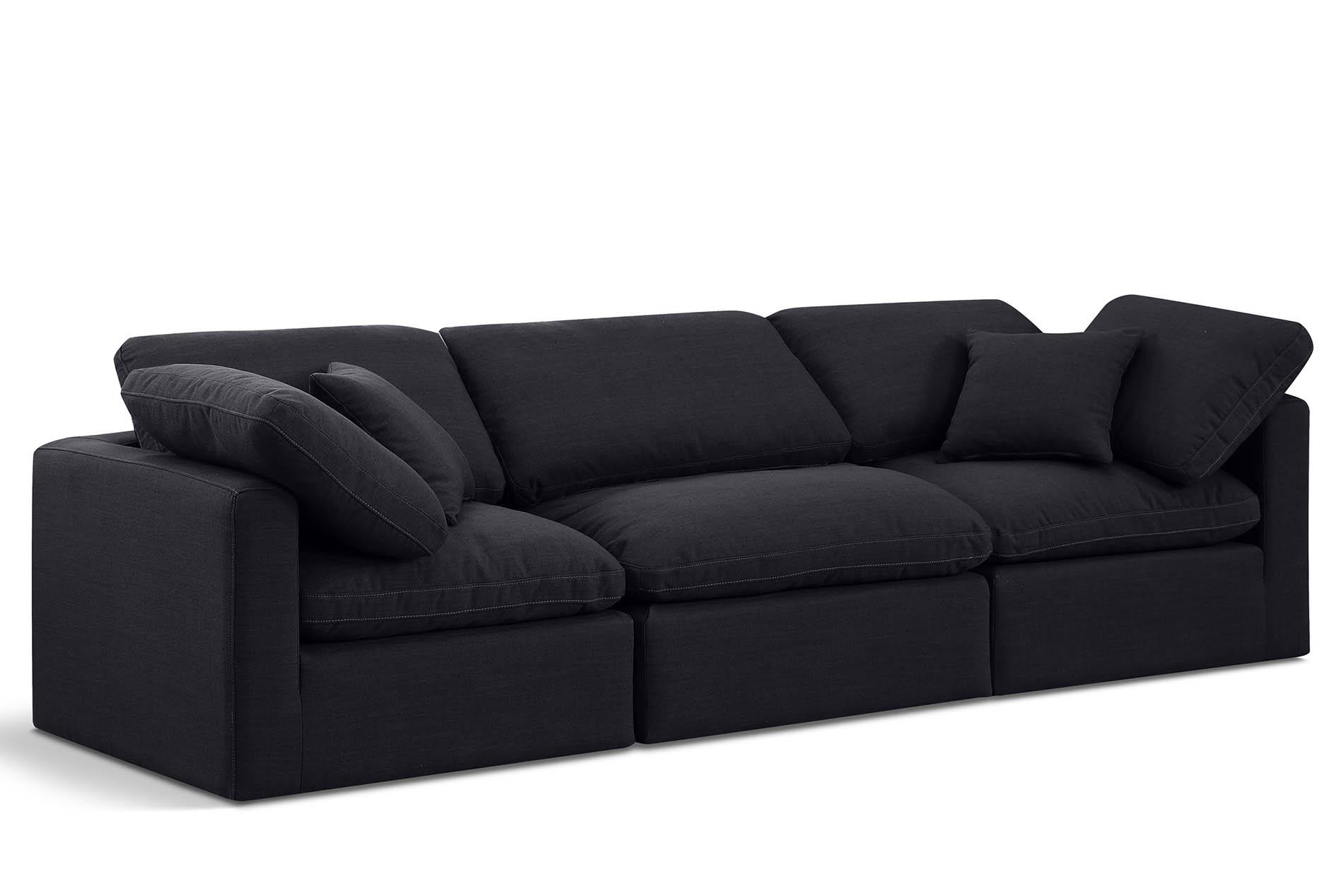 

    
Black Linen Fabric Modular Sofa INDULGE 141Black-S105 Meridian Contemporary
