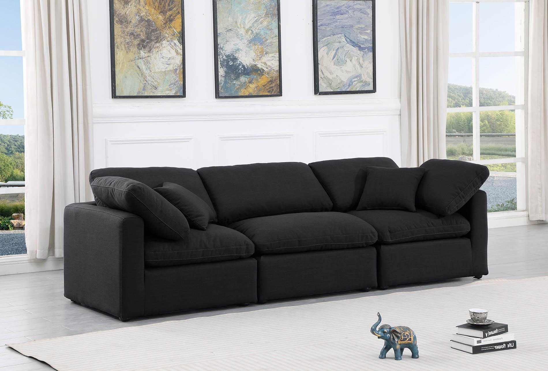 

    
Black Linen Fabric Modular Sofa INDULGE 141Black-S105 Meridian Contemporary
