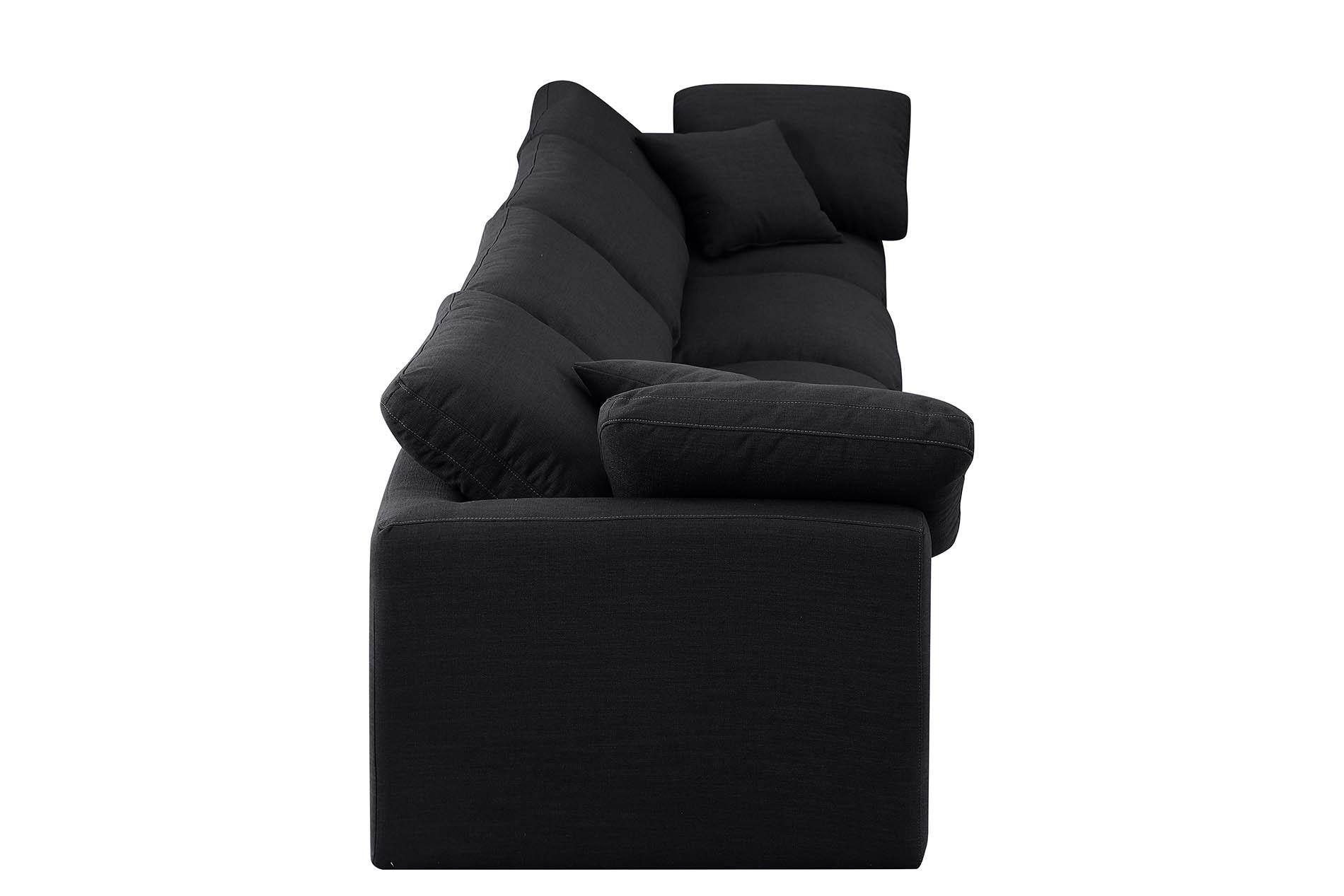 

        
Meridian Furniture INDULGE 141Black-S140 Modular Sofa Black Linen 094308313993
