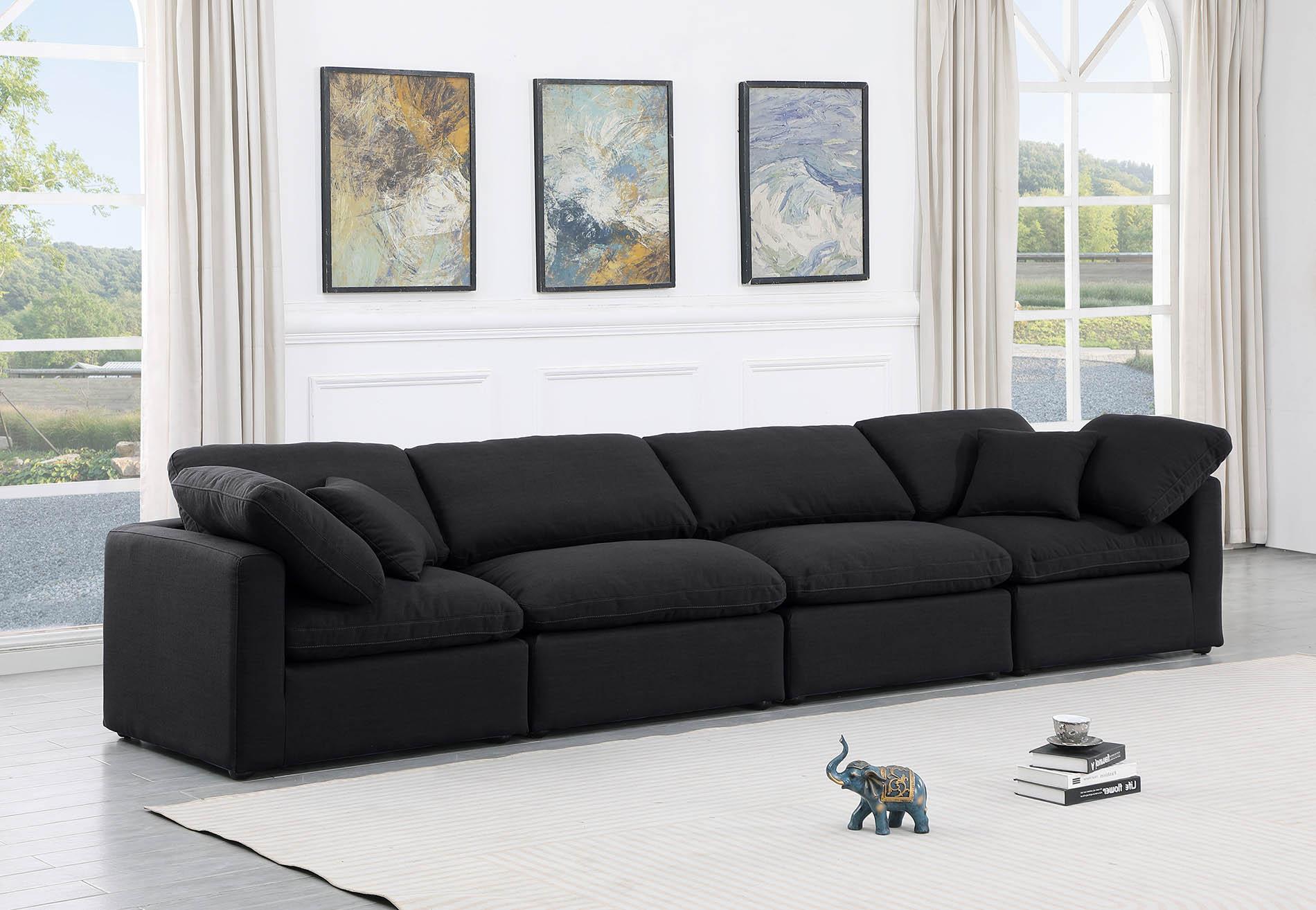 

    
Black Linen Fabric Modular Sofa INDULGE 141Black-S140 Meridian Contemporary

