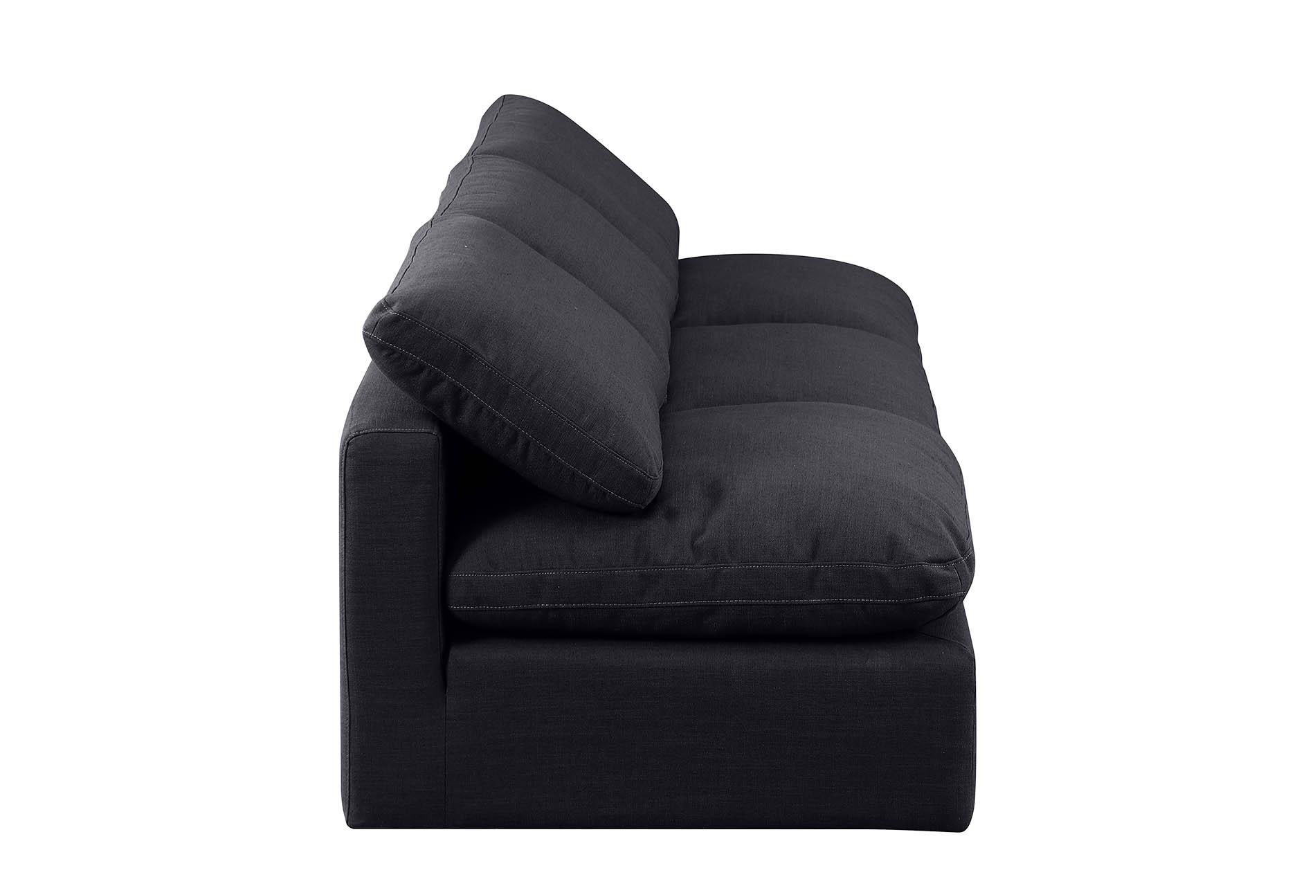 

        
Meridian Furniture INDULGE 141Black-S3 Modular Sofa Black Linen 094308313962
