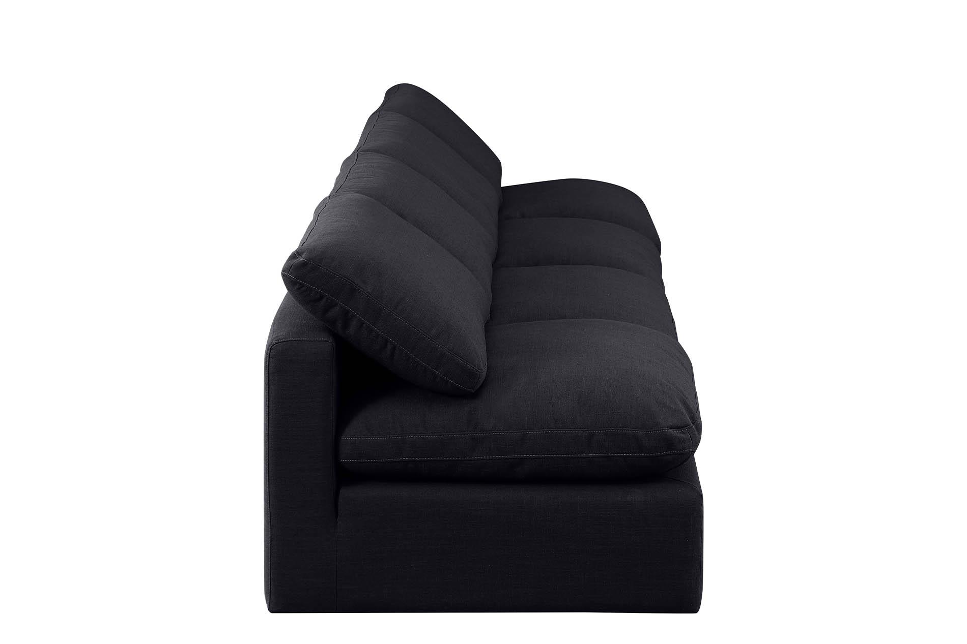 

        
Meridian Furniture INDULGE 141Black-S4 Modular Sofa Black Linen 094308313986
