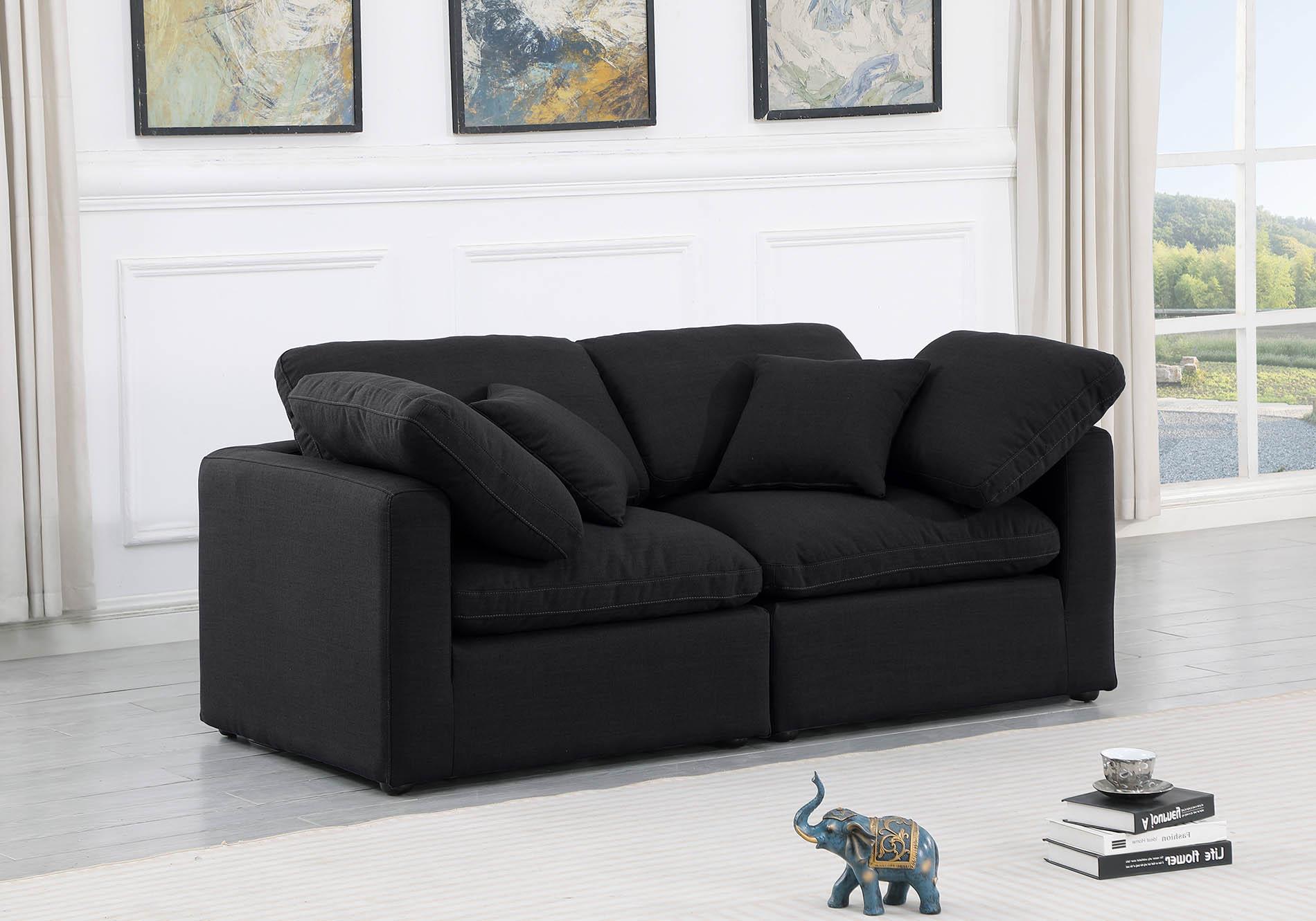 

    
Black Linen Fabric Modular Sofa INDULGE 141Black-S70 Meridian Contemporary
