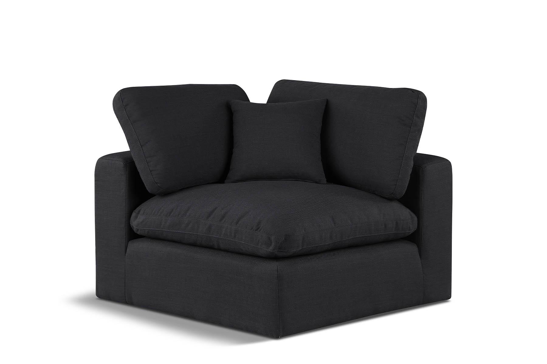 

    
Black Linen Modular Corner Chair COMFY 187Black-Corner Meridian Contemporary

