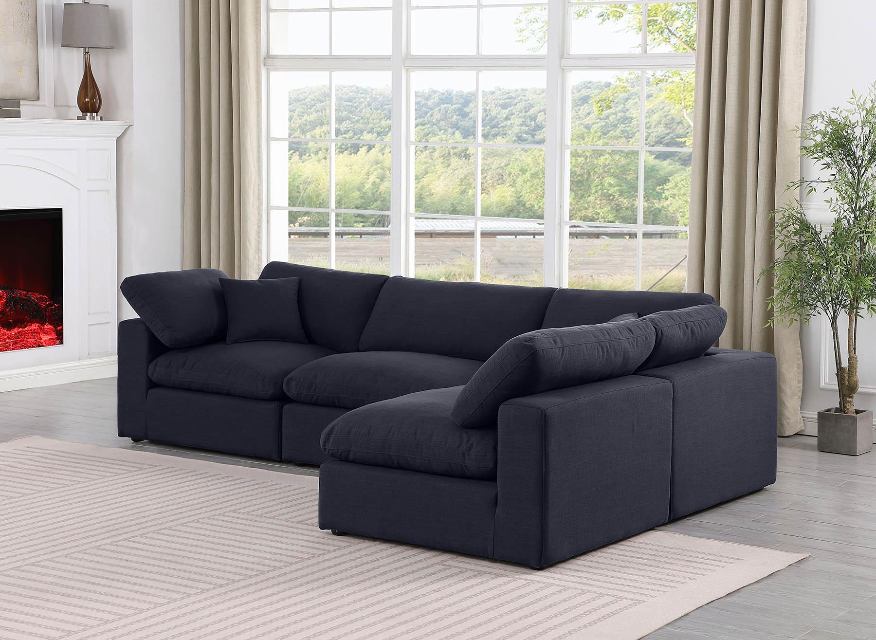 

        
Meridian Furniture 187Black-Sec4B Modular Sectional Black Linen 094308287522

