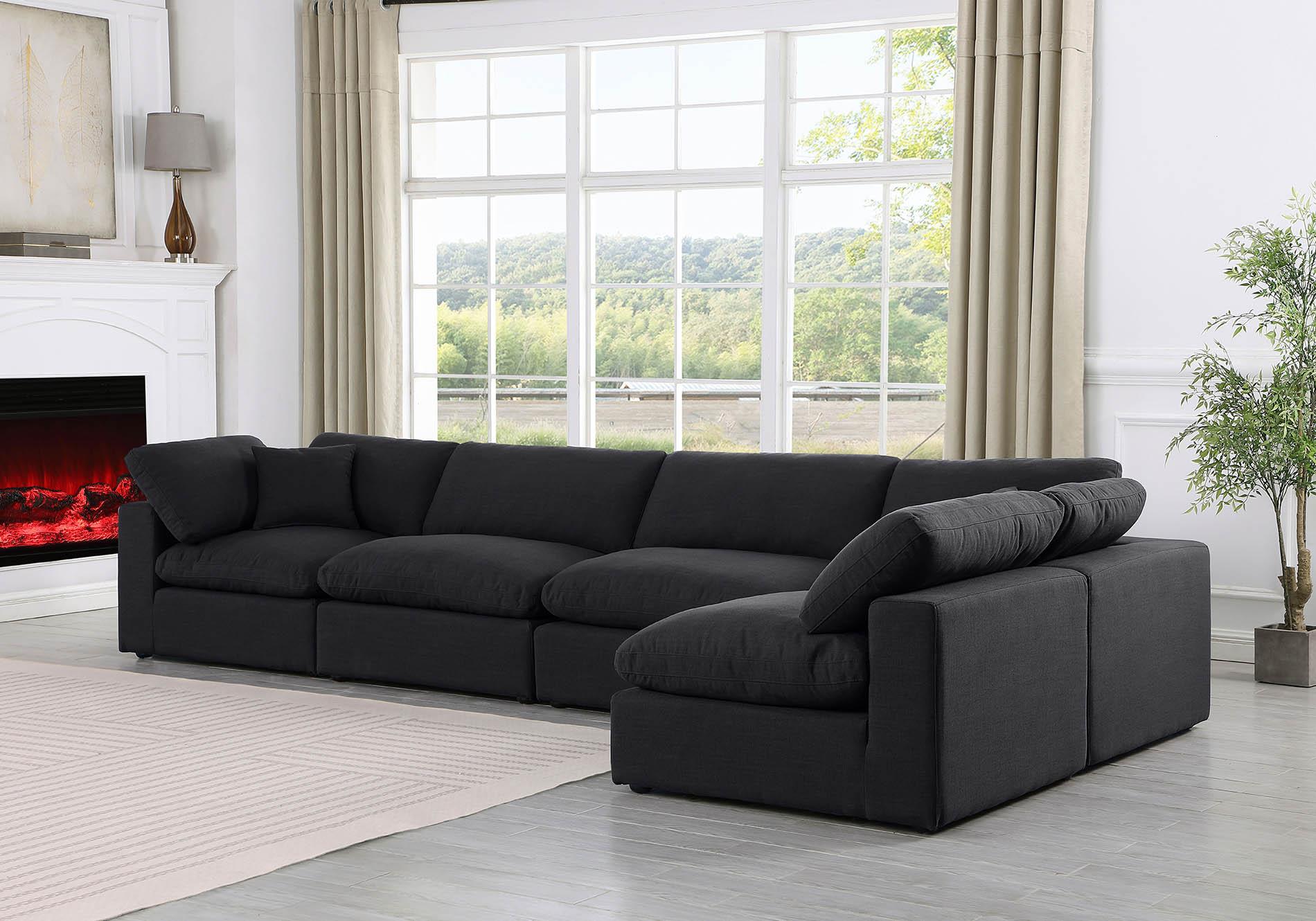 

        
Meridian Furniture 187Black-Sec5D Modular Sectional Black Linen 094308287560
