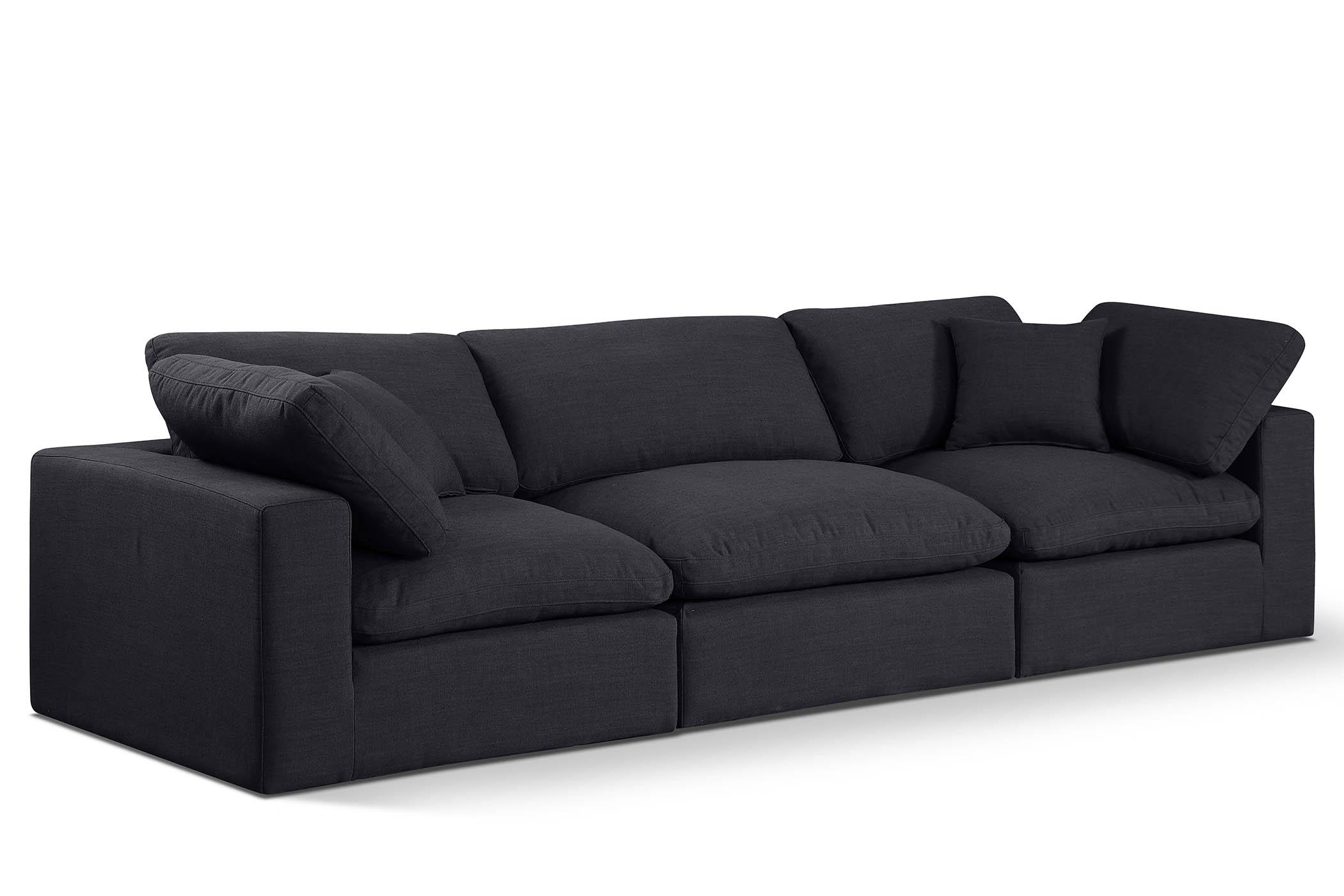 

    
Black Linen Modular Sofa COMFY 187Black-S119 Meridian Contemporary
