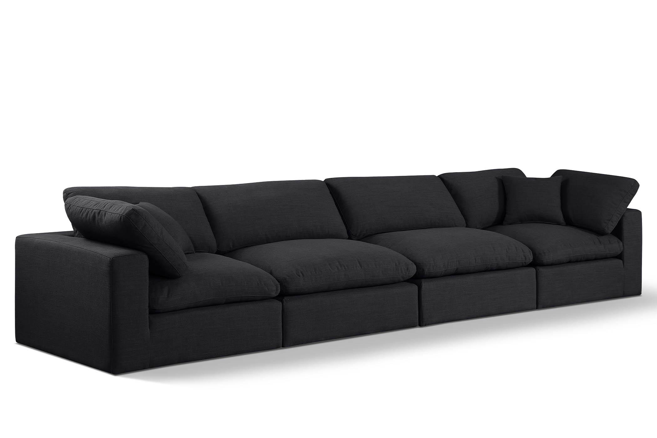 

    
Black Linen Modular Sofa COMFY 187Black-S158 Meridian Contemporary
