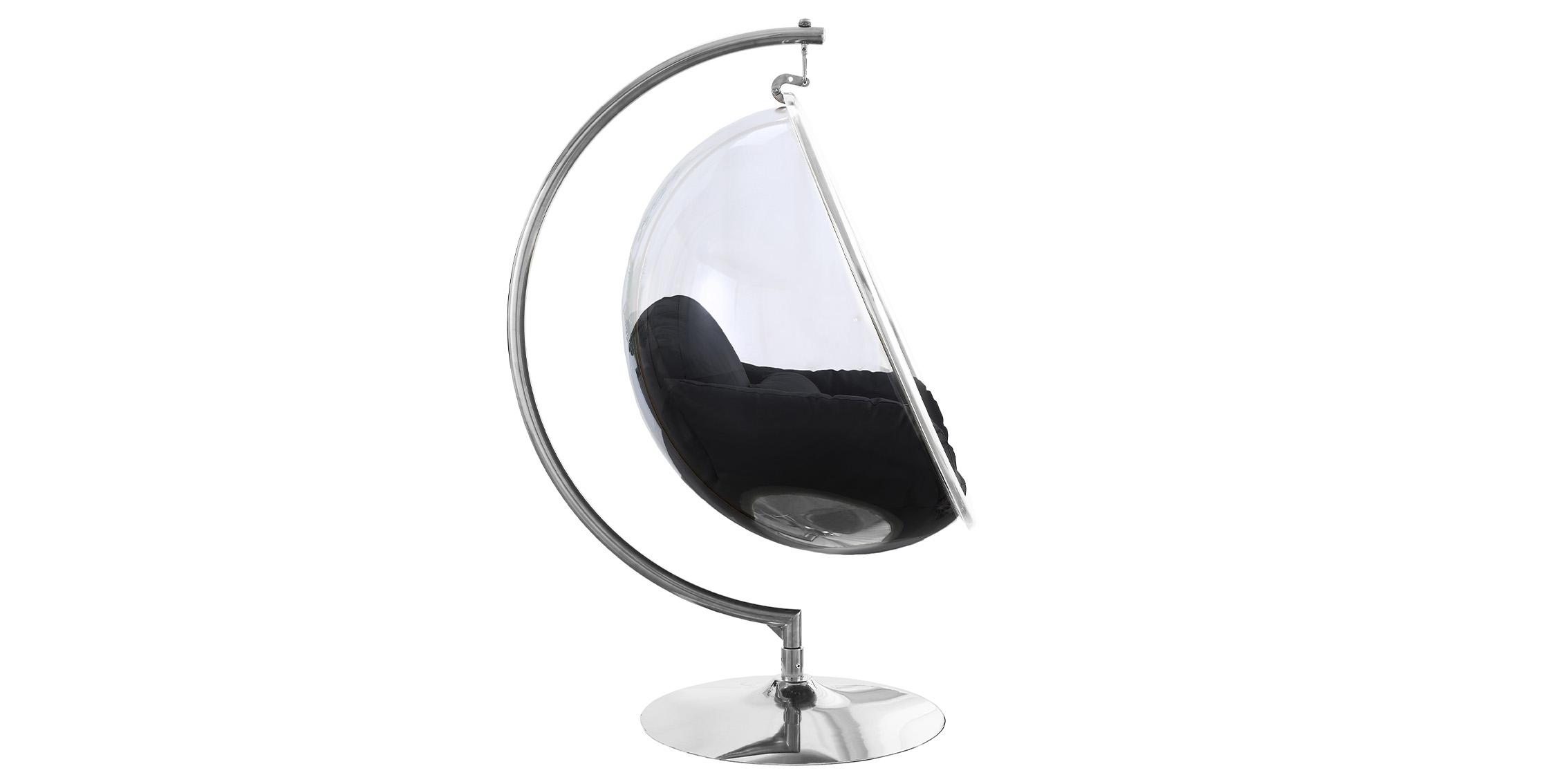 

    
Meridian Furniture LUNA 507Black Accent Chair Chrome/Black 507Black
