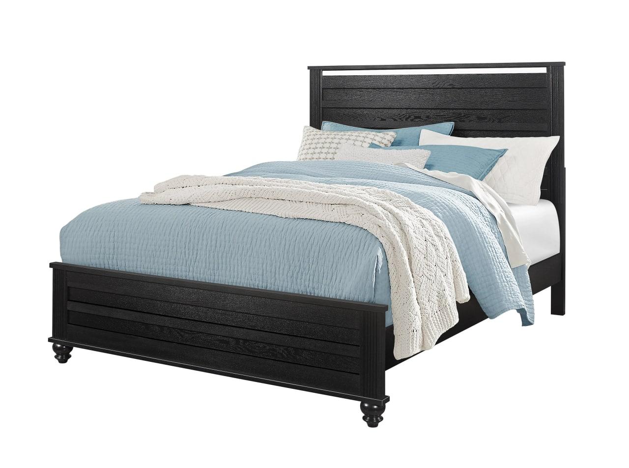 

    
Black Queen Size Panel Bed by Crown Mark Gaston B9530-Q-Bed
