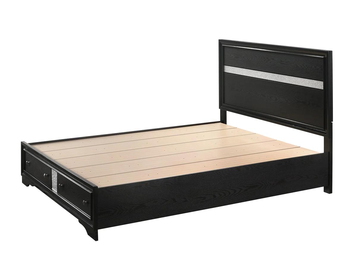 

                    
Crown Mark Regata Panel Bed Black  Purchase 
