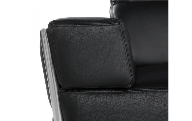 

                    
Buy Black Top Grain Genuine Italian Leather Loveseat Contemporary  1111 Global United
