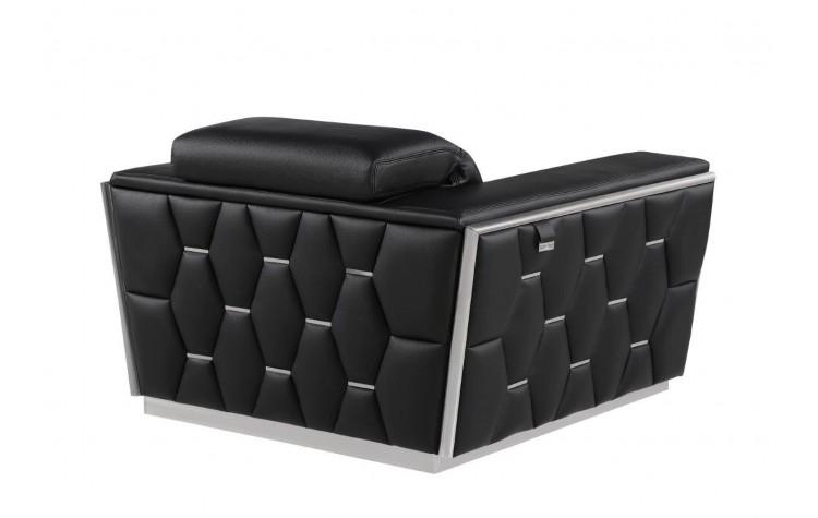

                    
Buy Black Top Grain Genuine Italian Leather Sofa Set 3Pcs Contemporary  1111 Global United
