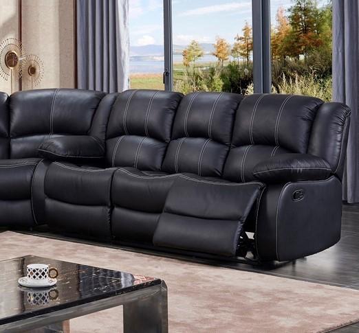 

    
McFerran Furniture SF3596 Reclining Sectional Black SF3596 SECTIONAL
